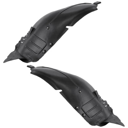 2pc Inner Fender Liner Compatible with Mercedes Benz S550 2012-2013 MB1248159 MB1249159 Front Passenger and Driver