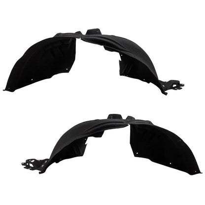 2pc Inner Fender Liner Compatible with Cadillac XT4 2019-2023 GM1248306 GM1249306 Front Passenger and Driver