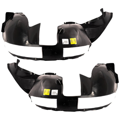 2pc Inner Fender Liner Compatible with Volkswagen Tiguan 2009-2017 VW1248156 VW1249156 Front Passenger and Driver