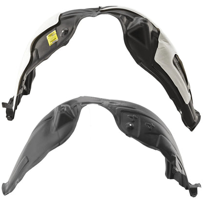2pc Inner Fender Liner Compatible with Lexus ES350 2013-2018 LX1248119 LX1249119 Front Passenger and Driver