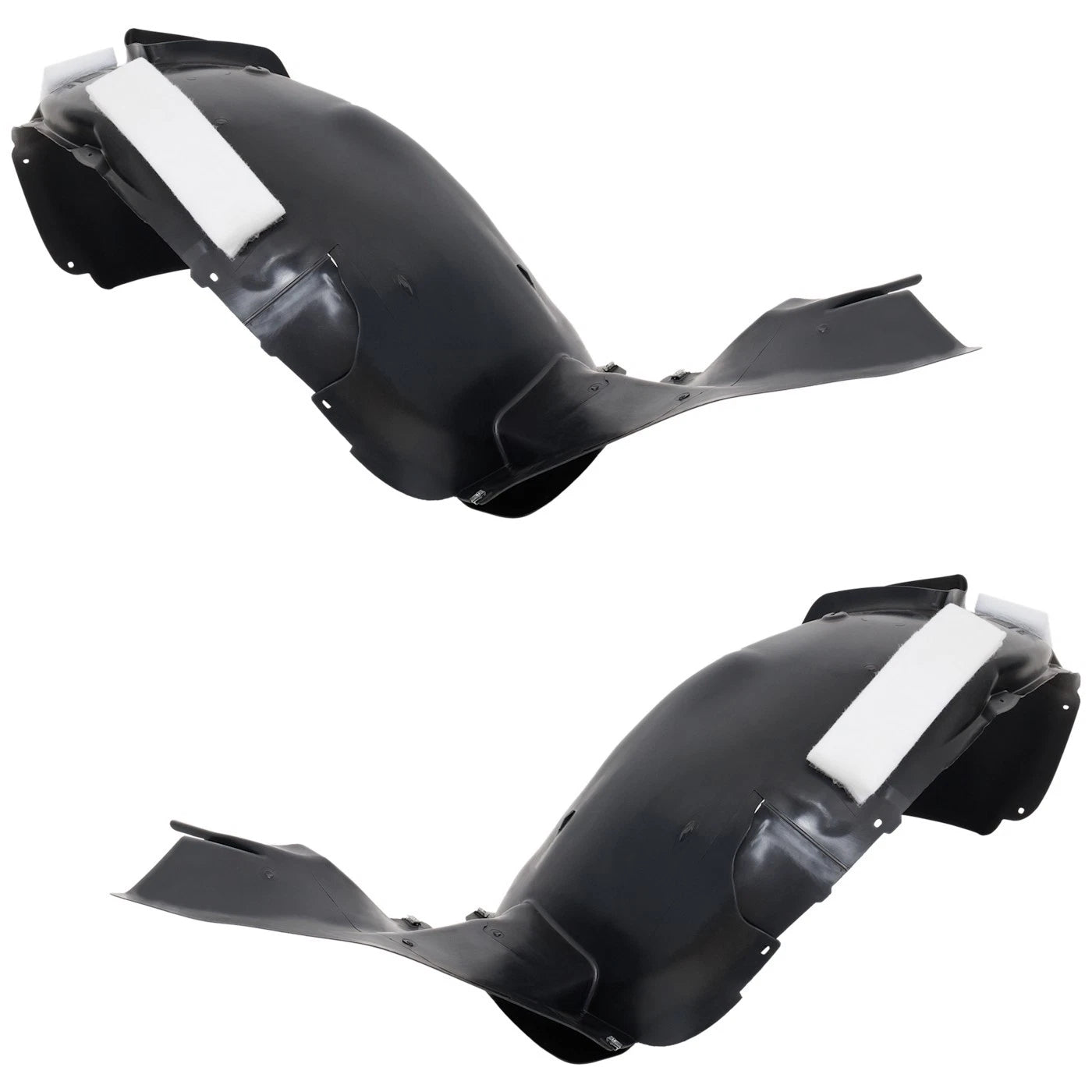 2pc Inner Fender Liner Compatible with Volkswagen Tiguan 2009-2017 VW1248154 VW1249154 Front Passenger and Driver
