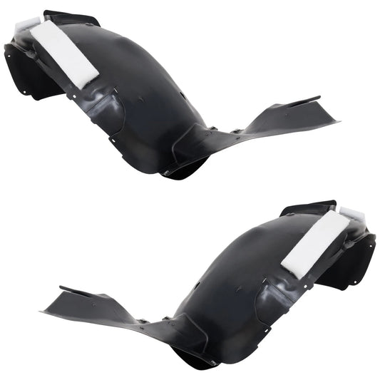 2pc Inner Fender Liner Compatible with Volkswagen Tiguan 2009-2017 VW1248154 VW1249154 Front Passenger and Driver