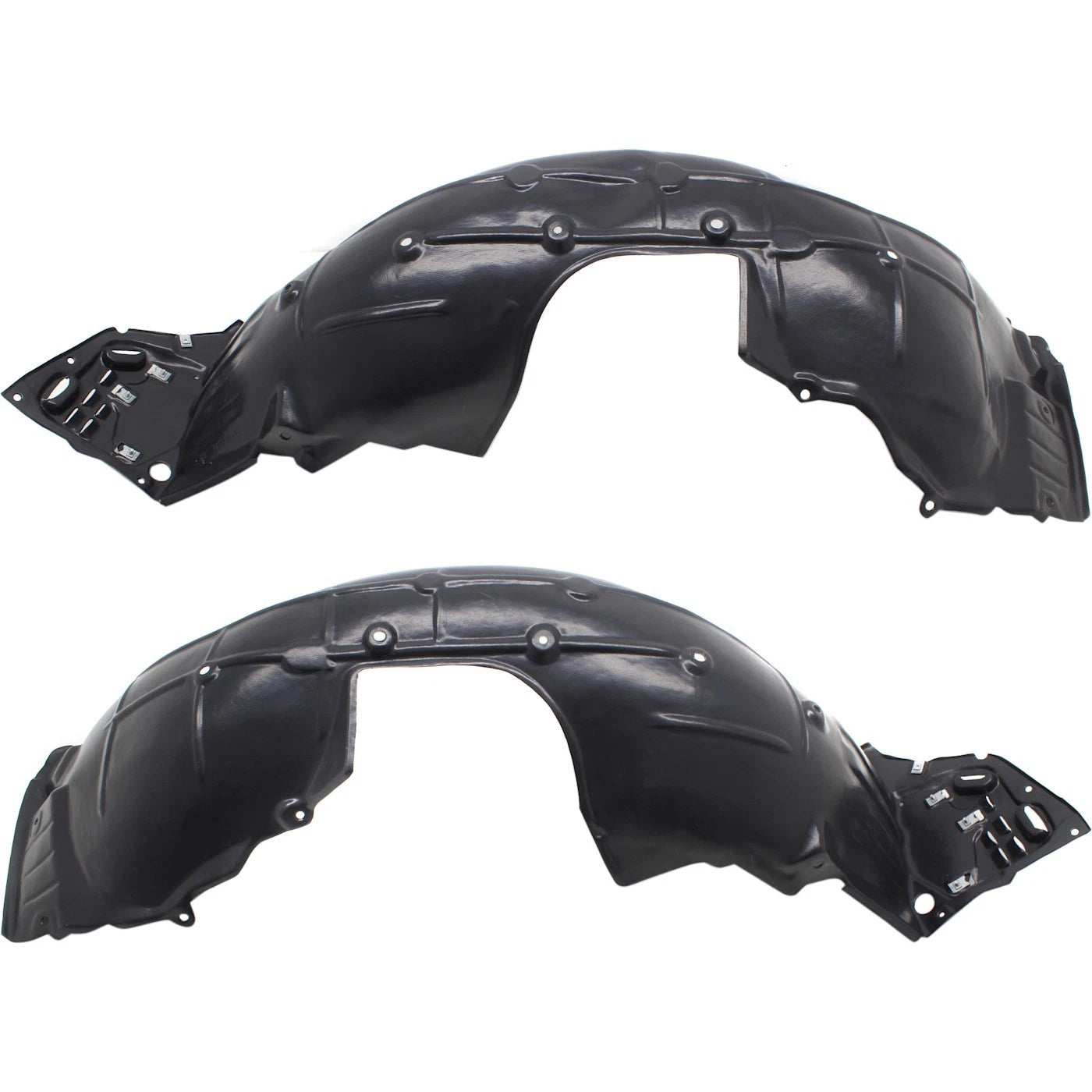 2pc Inner Fender Liner Compatible with Honda Civic 2017-2019 HO1249177 HO1248177 Front Passenger and Driver
