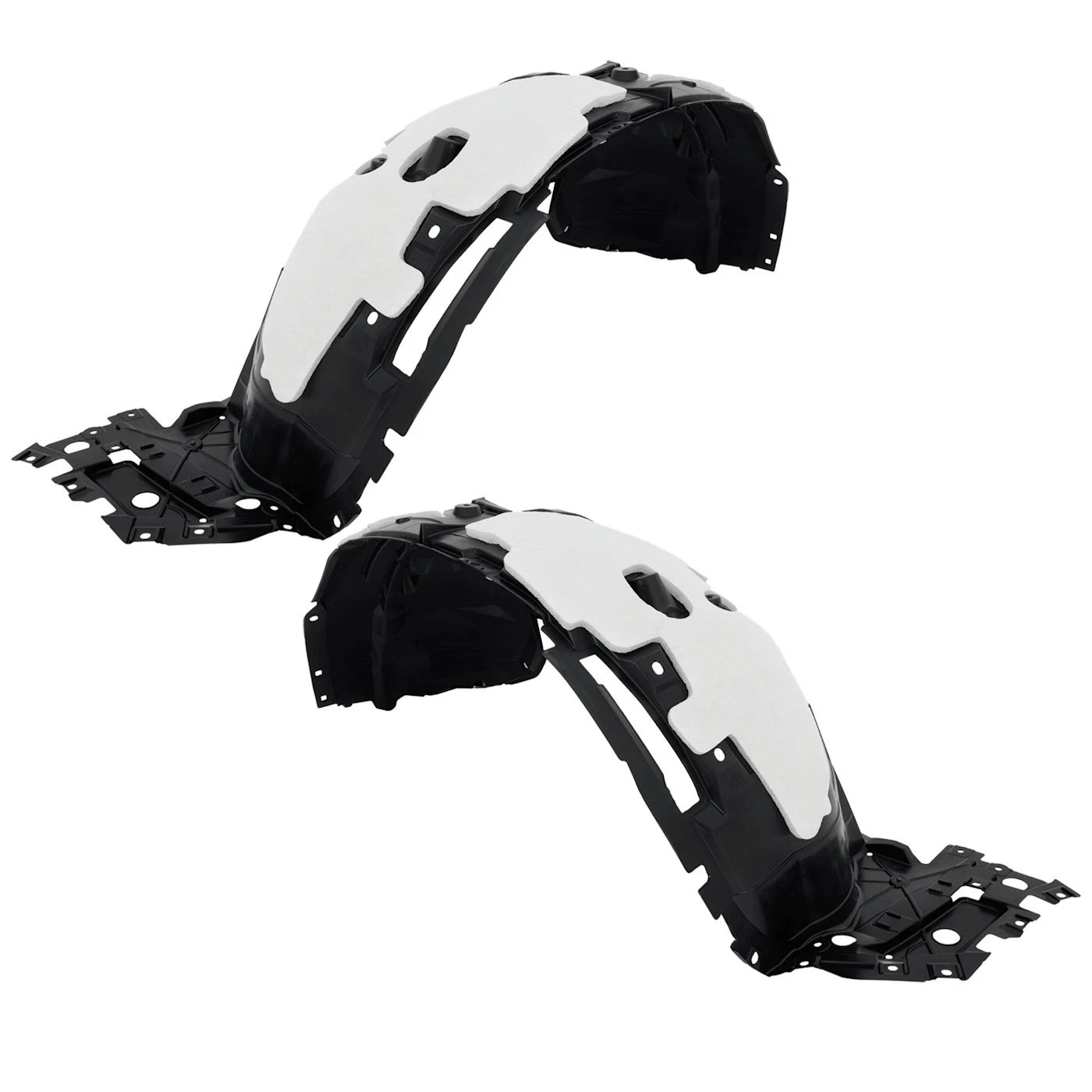 2pc Inner Fender Liner Compatible with Nissan Rogue 2023 NI1248191 NI1249191 Front Passenger and Driver
