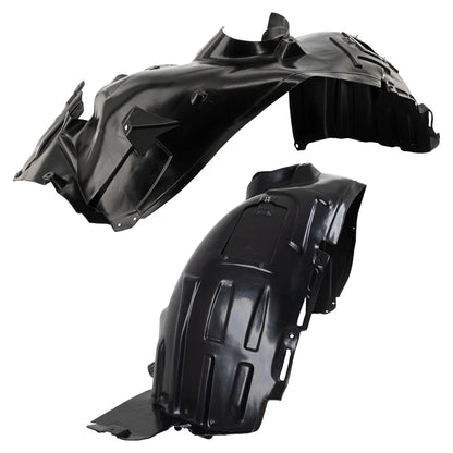 2pc Inner Fender Liner Compatible with Mercedes Benz CLA250 2014-2019 MB1248175 MB1249175 Front Passenger and Driver