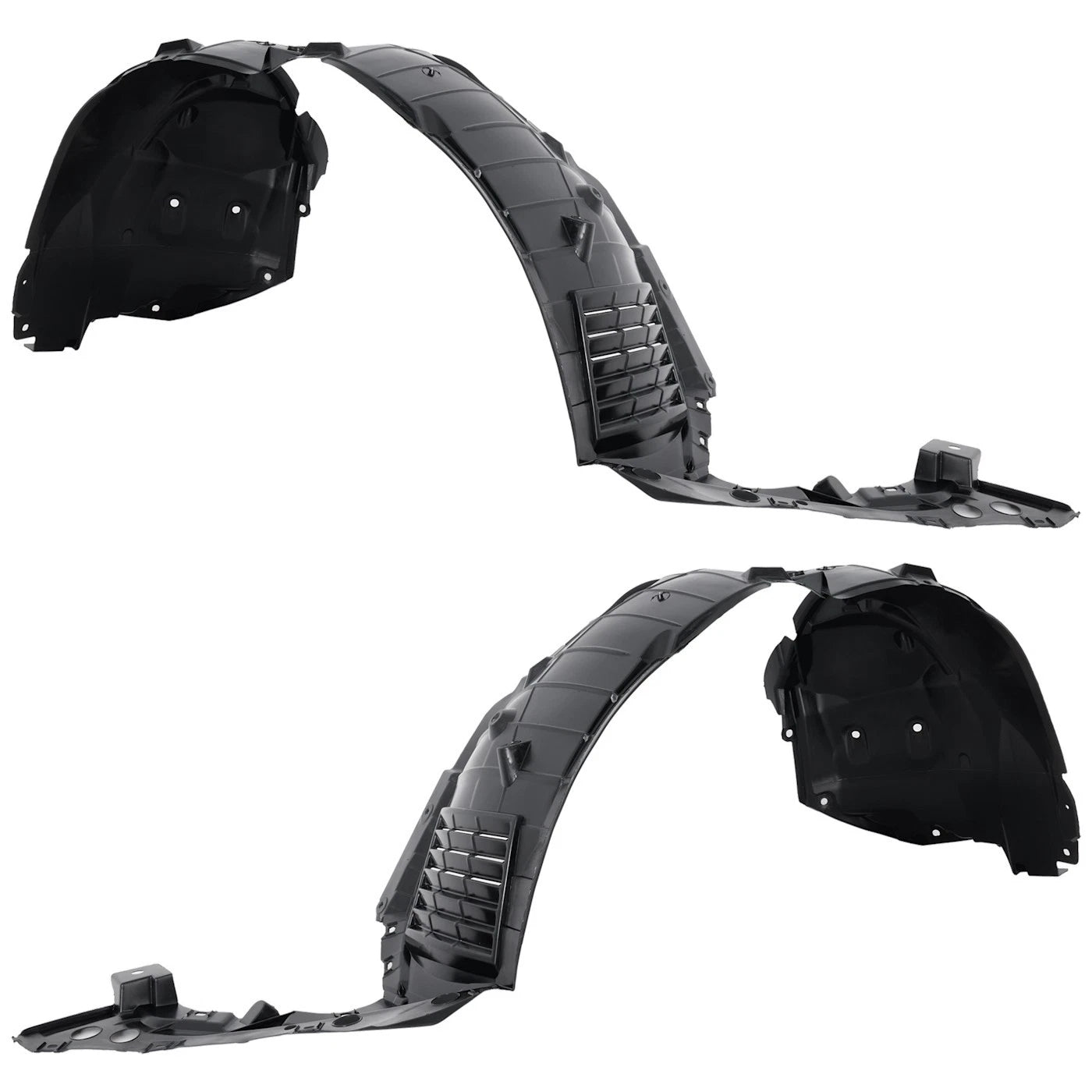 2pc Inner Fender Liner Compatible with Nissan Maxima 2016-2023 NI1248154 NI1249154 Front Passenger and Driver