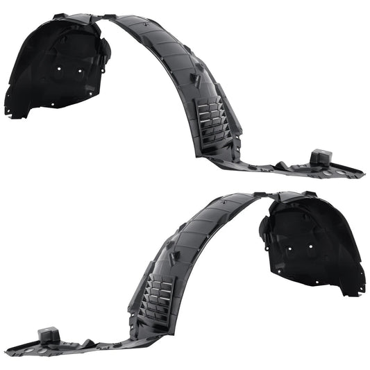 2pc Inner Fender Liner Compatible with Nissan Maxima 2016-2023 NI1248154 NI1249154 Front Passenger and Driver