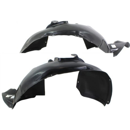 2pc Inner Fender Liner Compatible with Volkswagen Tiguan 2009-2017 VW1248117 VW1249117 Front Passenger and Driver