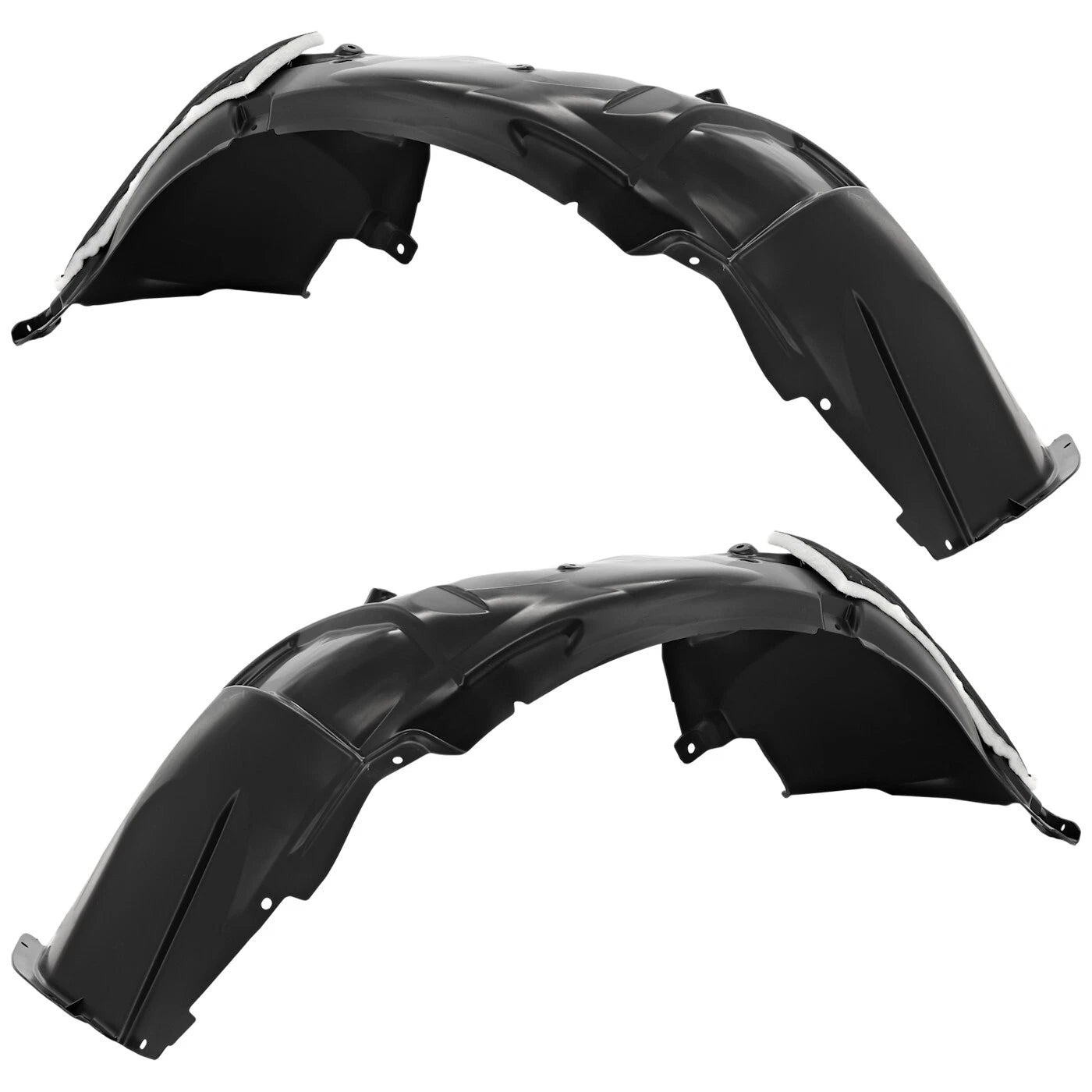 2pc Inner Fender Liner Compatible with Ford Mustang 2015 FO1249180 FO1248180 Front Passenger and Driver