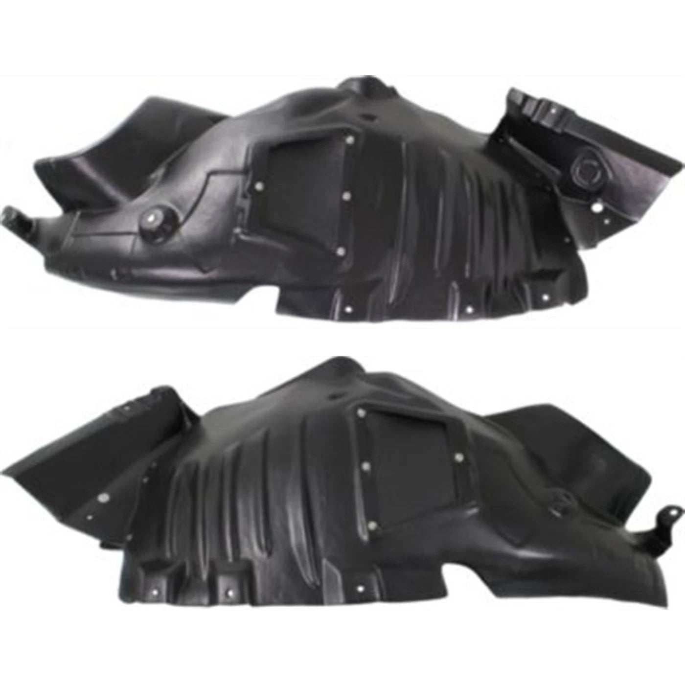 2pc Inner Fender Liner Compatible with Mercedes Benz E350 2010-2013 MB1249158 MB1248158 Front Passenger and Driver