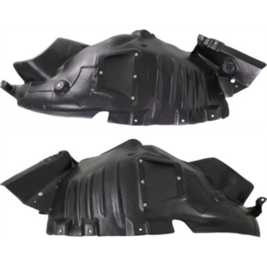 2pc Inner Fender Liner Compatible with Mercedes Benz E350 2010-2013 MB1249158 MB1248158 Front Passenger and Driver