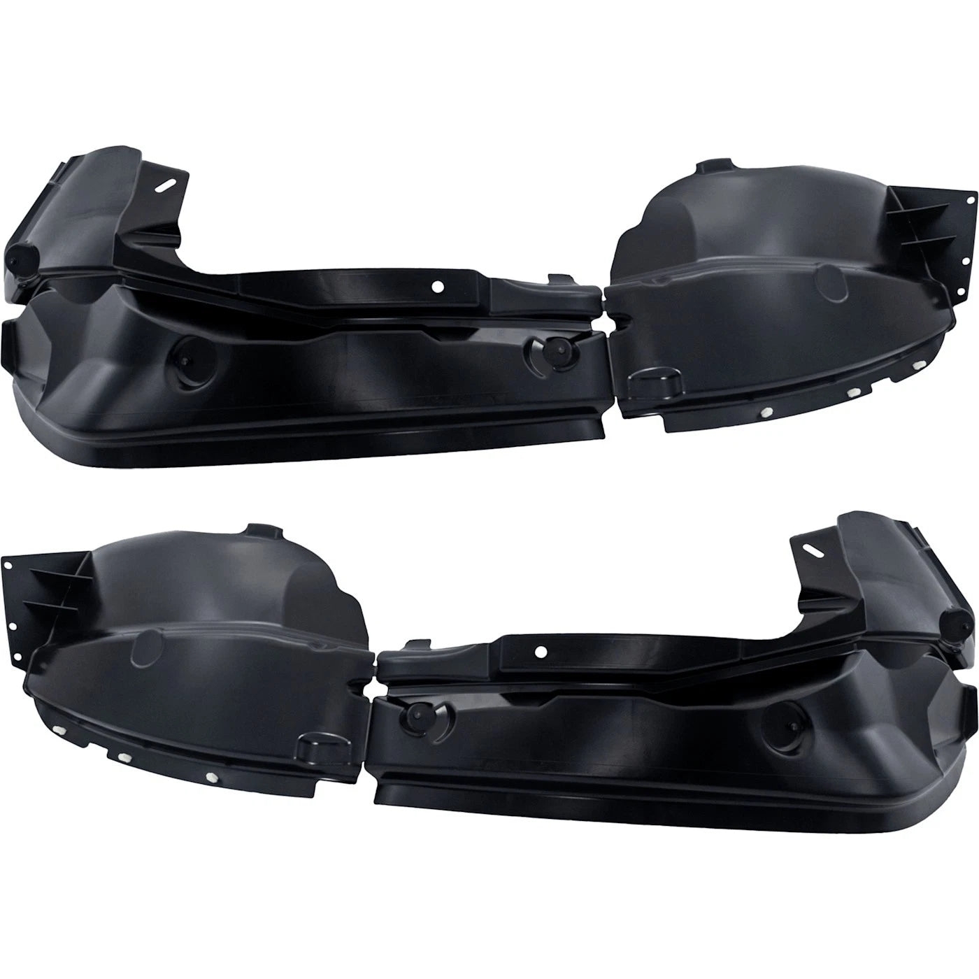 2pc Inner Fender Liner Compatible with Jeep Compass 2011-2017 CH1248160 CH1249160 Front Passenger and Driver