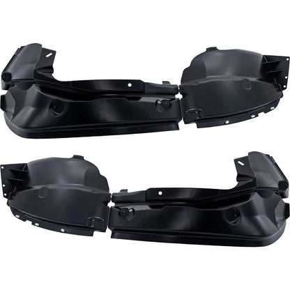 2pc Inner Fender Liner Compatible with Jeep Compass 2011-2017 CH1248160 CH1249160 Front Passenger and Driver