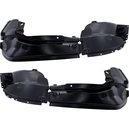 2pc Inner Fender Liner Compatible with Jeep Compass 2011-2017 CH1248160 CH1249160 Front Passenger and Driver