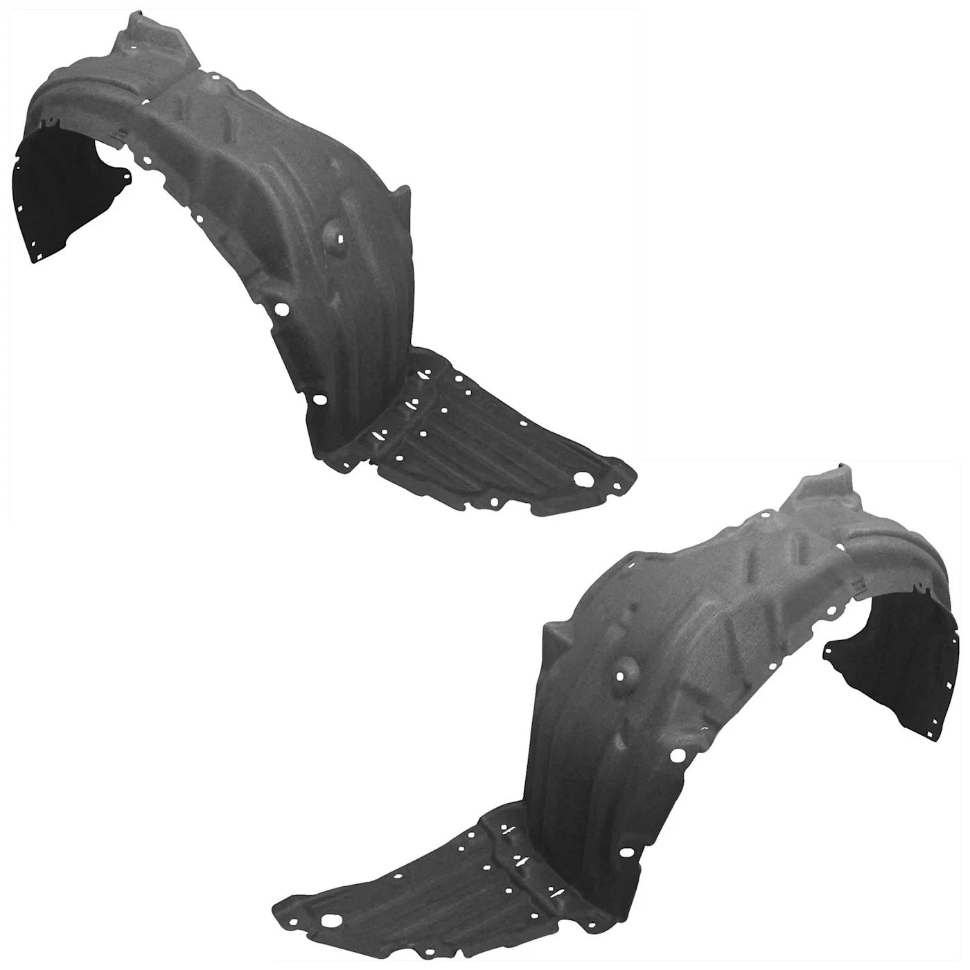 2pc Inner Fender Liner Compatible with Toyota Corolla 2019-2025 TO1249243 TO1248243 Front Passenger and Driver