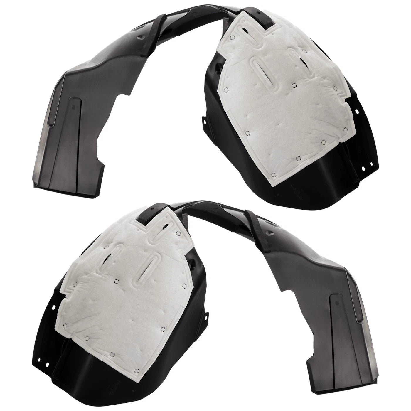 2pc Inner Fender Liner Compatible with Cadillac SRX 2010-2016 GM1248225 GM1249225 Front Passenger and Driver