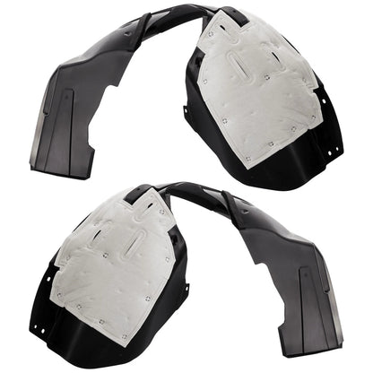 2pc Inner Fender Liner Compatible with Cadillac SRX 2010-2016 GM1248225 GM1249225 Front Passenger and Driver