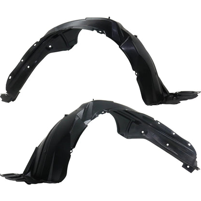 2pc Inner Fender Liner Compatible with Toyota Yaris 2018-2019 TO1248221 TO1249221 Front Passenger and Driver