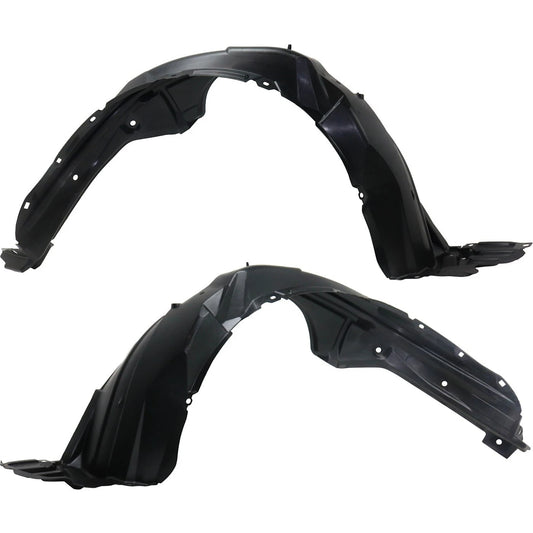 2pc Inner Fender Liner Compatible with Toyota Yaris 2018-2019 TO1248221 TO1249221 Front Passenger and Driver
