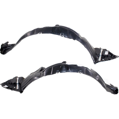 2pc Inner Fender Liner Compatible with Toyota Prius V 2015-2018 TO1249208 TO1248208 Front Passenger and Driver