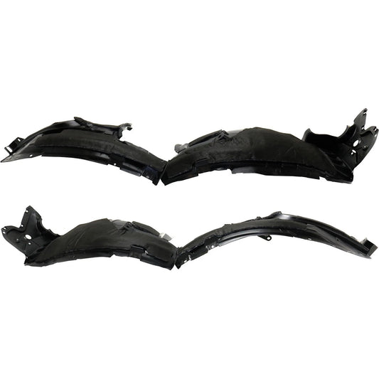 2pc Inner Fender Liner Compatible with Nissan Rogue 2017-2020 NI1249158 NI1248158 Front Passenger and Driver