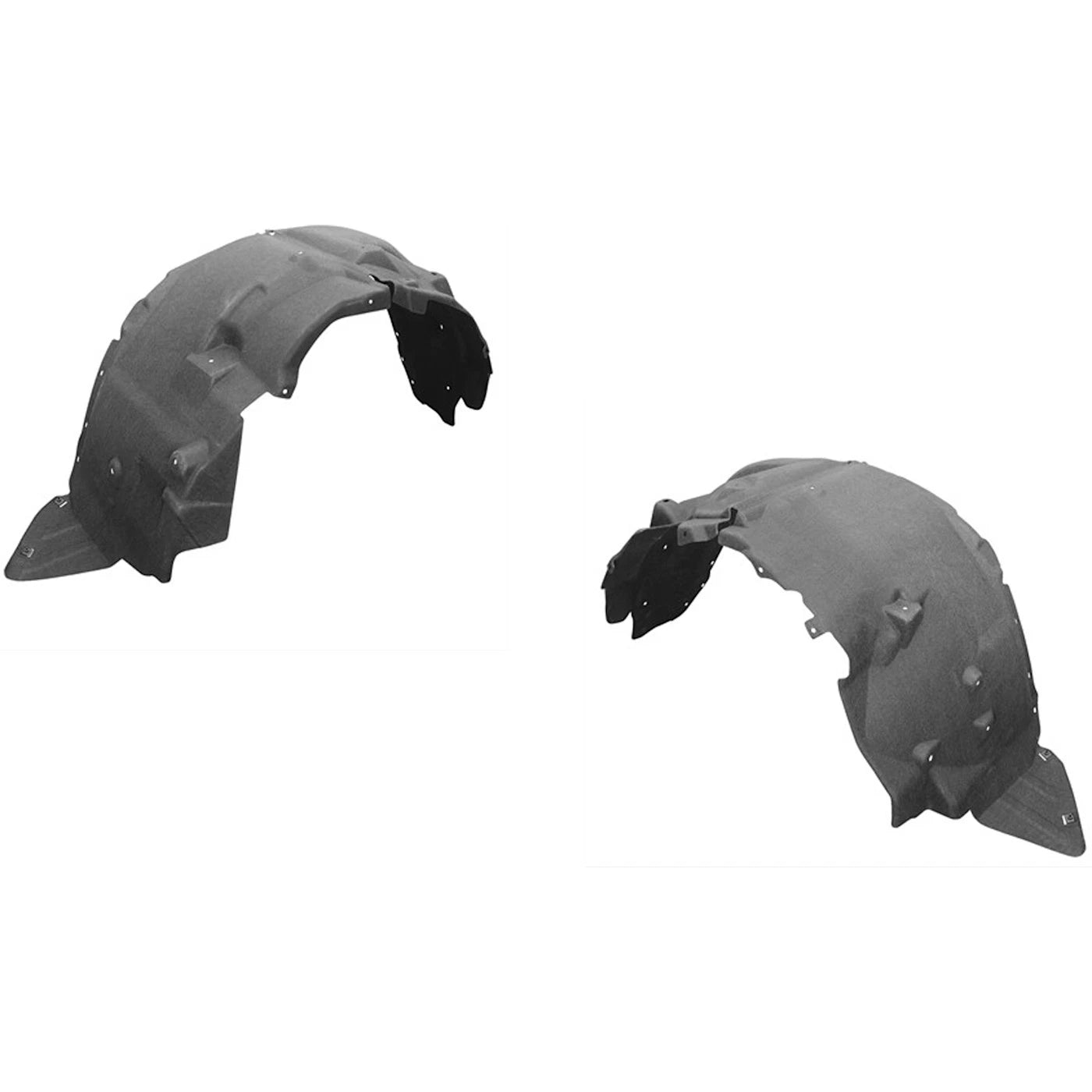2pc Inner Fender Liner Compatible with Toyota Tundra 2022-2024 TO1248253 TO1249253 Front Passenger and Driver