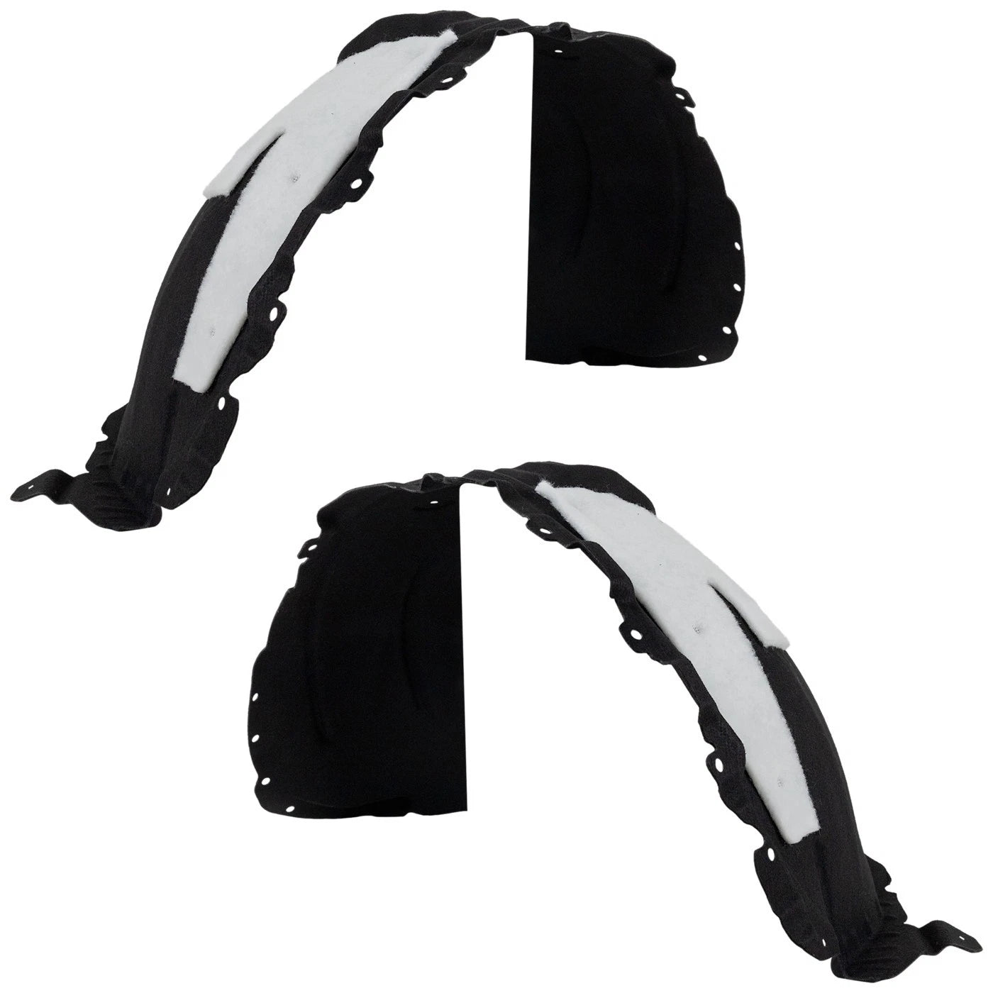 2pc Inner Fender Liner Compatible with Ford Bronco Sport 2021-2025 FO1248219 FO1249219 Front Passenger and Driver