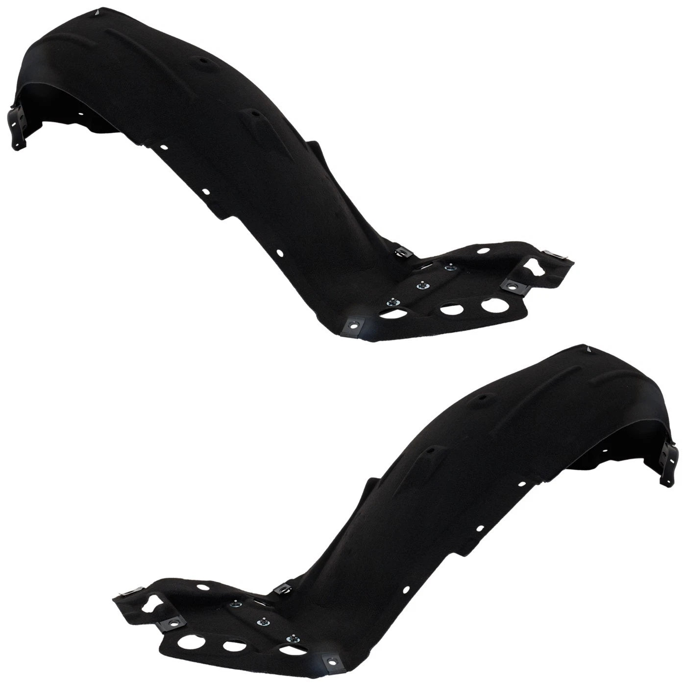 2pc Inner Fender Liner Compatible with Toyota C-HR 2019-2022 TO1249238 TO1248238 Front Passenger and Driver