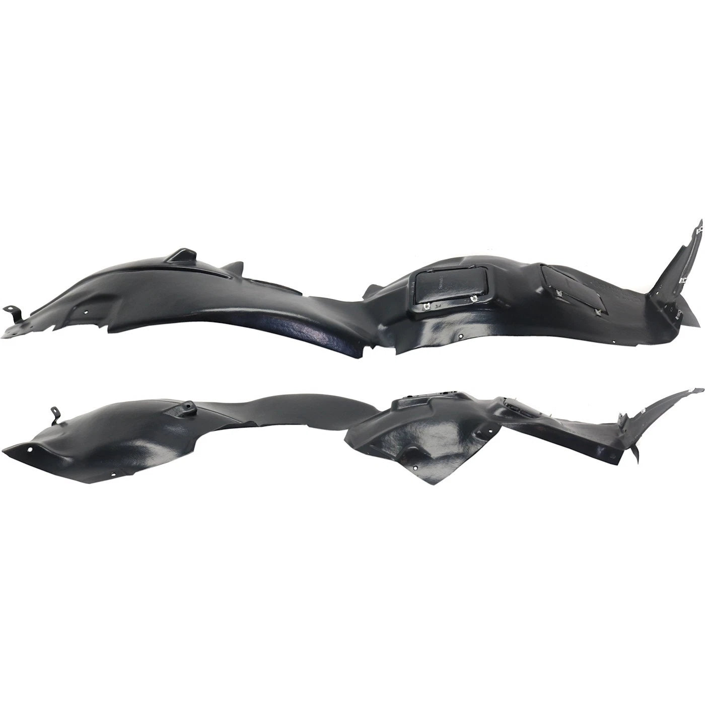 2pc Inner Fender Liner Compatible with Fiat 500L 2014-2017 FI1248101 FI1249101 Front Passenger and Driver