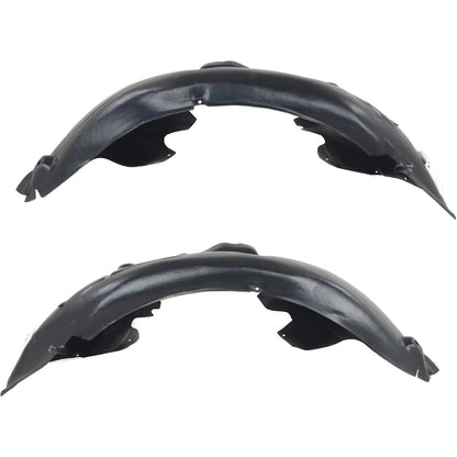 2pc Inner Fender Liner Compatible with Audi A6 Quattro 2012-2017 AU1249132 AU1248132 Front Passenger and Driver