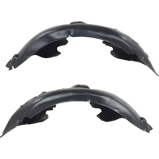 2pc Inner Fender Liner Compatible with Audi A6 Quattro 2012-2017 AU1249132 AU1248132 Front Passenger and Driver