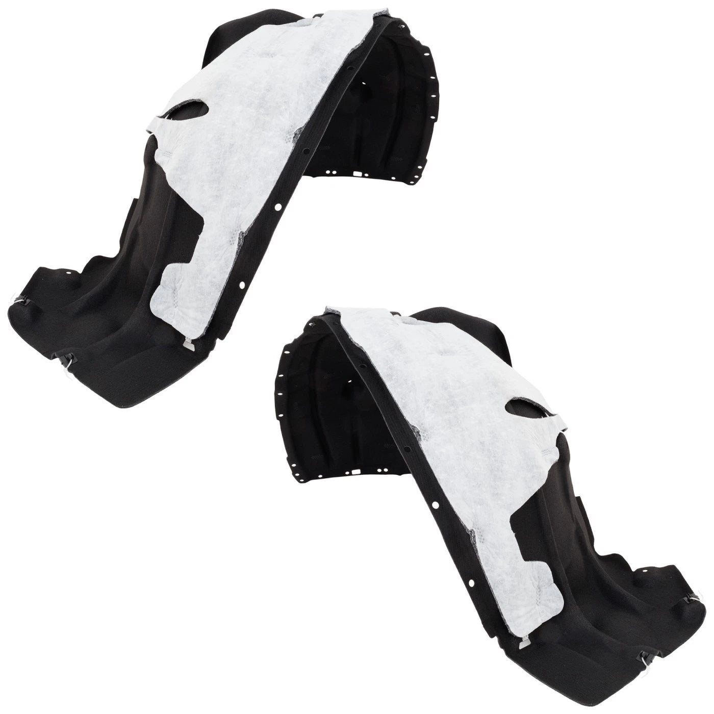 2pc Inner Fender Liner Compatible with Ford Mustang Mach-E 2021-2023 FO1248220 FO1249220 Front Passenger and Driver