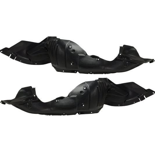 2pc Inner Fender Liner Compatible with Mazda 6 2009-2013 MA1249152 MA1248152 Front Passenger and Driver
