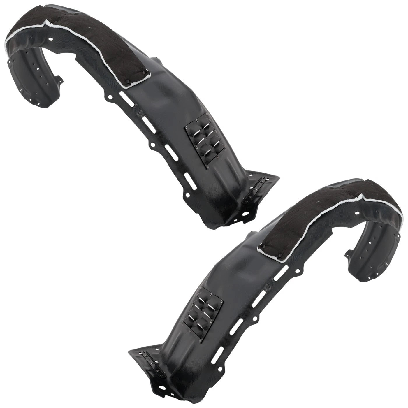 2pc Inner Fender Liner Compatible with Lexus NX200t 2015-2017 LX1248135 LX1249135 Front Passenger and Driver