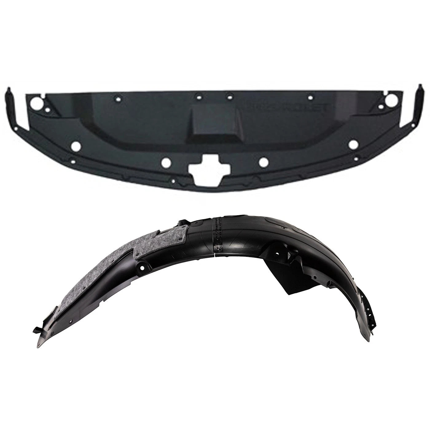 2pc Inner Fender Liner Compatible with Kia Niro 2017-2019 KI1248161 KI1249161 Front Passenger and Driver