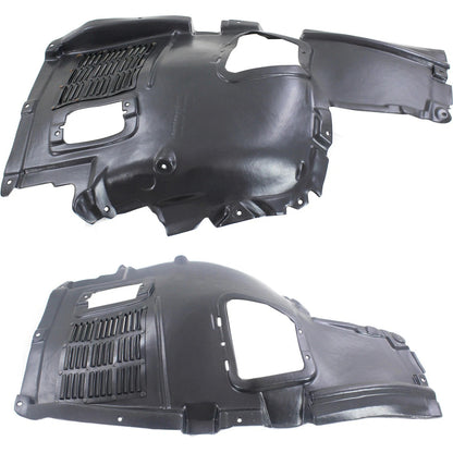 2pc Inner Fender Liner Compatible with BMW 535i GT 2010-2017 BM1249133 BM1248133 Front Passenger and Driver