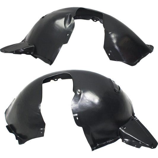 2pc Inner Fender Liner Compatible with Volkswagen Passat 2012-2015 VW1249123 VW1248123 Front Passenger and Driver