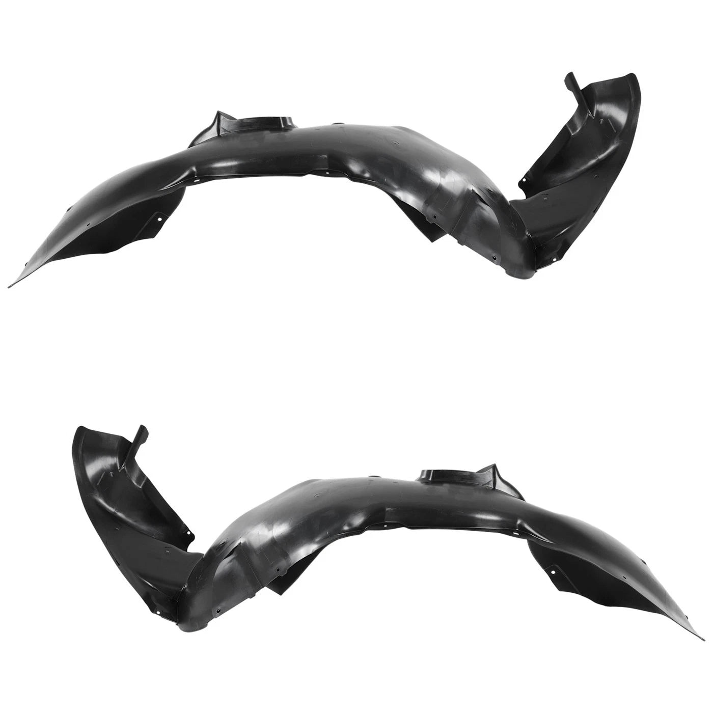 2pc Inner Fender Liner Compatible with Volkswagen Tiguan 2009-2017 VW1249158 VW1248158 Front Passenger and Driver