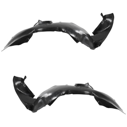 2pc Inner Fender Liner Compatible with Volkswagen Tiguan 2009-2017 VW1249158 VW1248158 Front Passenger and Driver