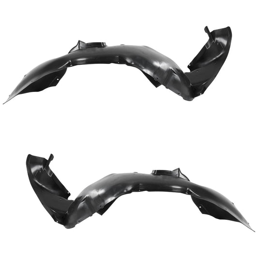 2pc Inner Fender Liner Compatible with Volkswagen Tiguan 2009-2017 VW1249158 VW1248158 Front Passenger and Driver