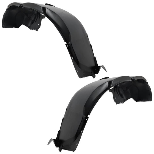 2pc Inner Fender Liner Compatible with Ford Flex 2009-2019 FO1248139 FO1249139 Front Passenger and Driver