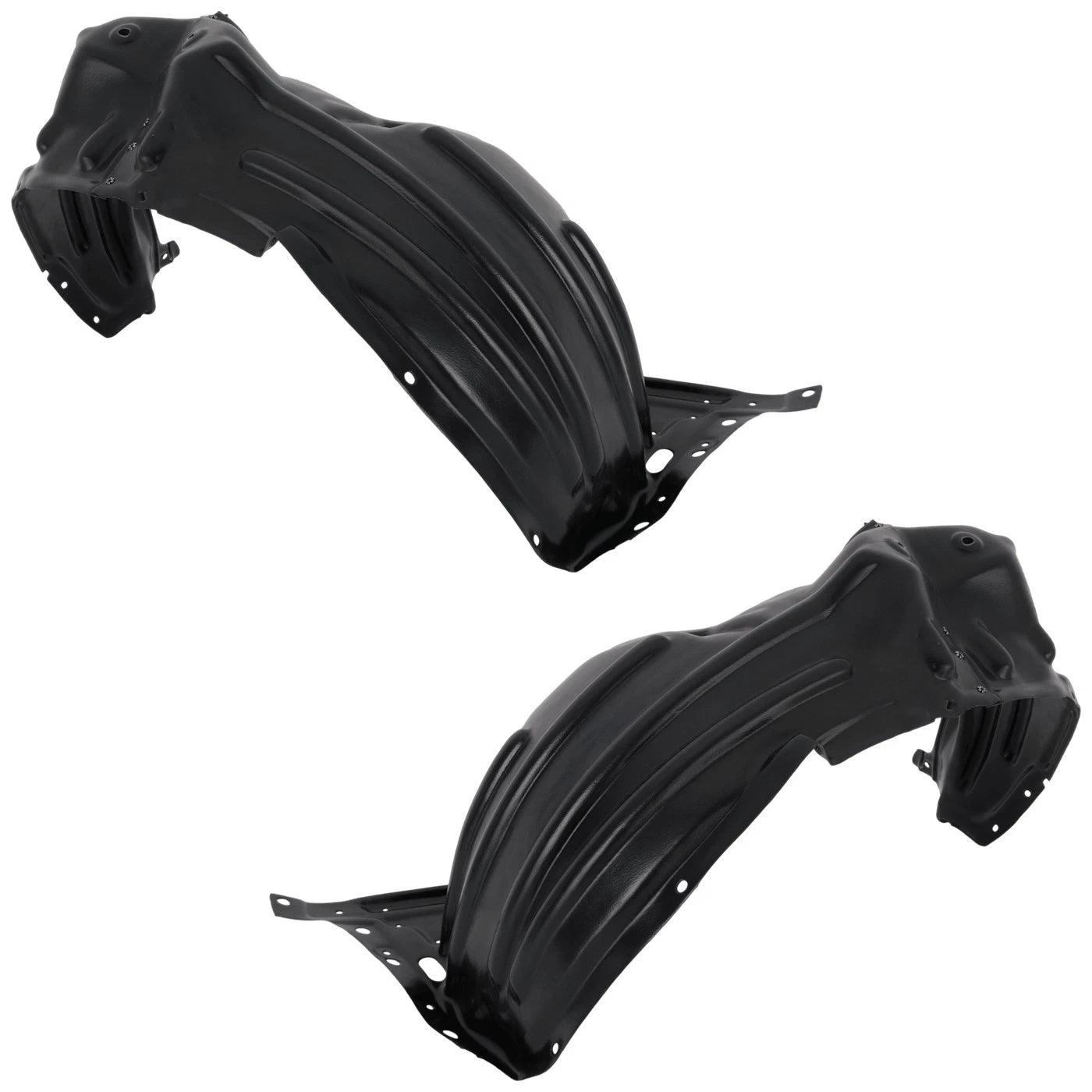 2pc Inner Fender Liner Compatible with Mitsubishi Mirage 2021-2024 MI1248138 MI1249138 Front Passenger and Driver