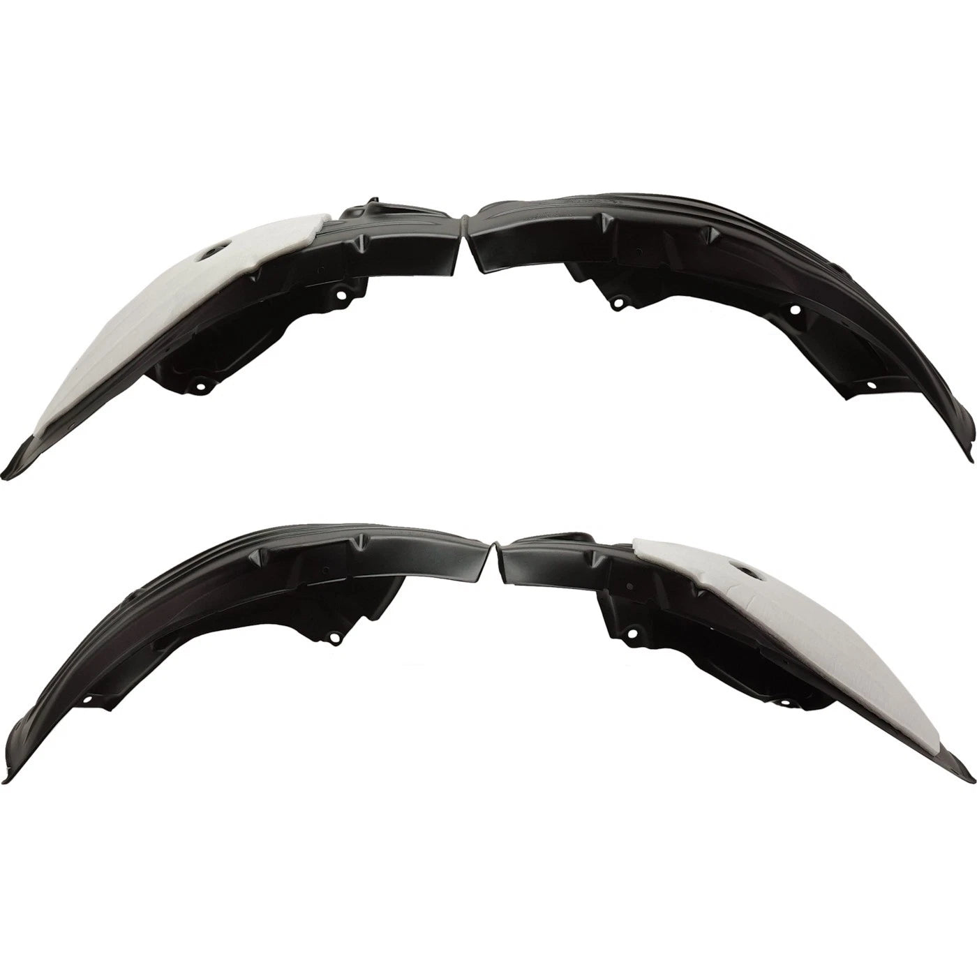 2pc Inner Fender Liner Compatible with Mazda 3 2019-2025 MA1248154 MA1249154 Front Passenger and Driver