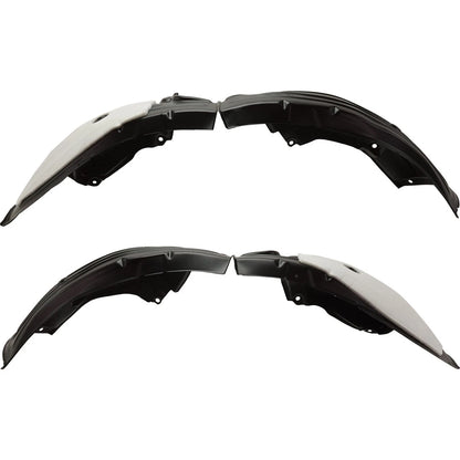 2pc Inner Fender Liner Compatible with Mazda 3 2019-2025 MA1248154 MA1249154 Front Passenger and Driver