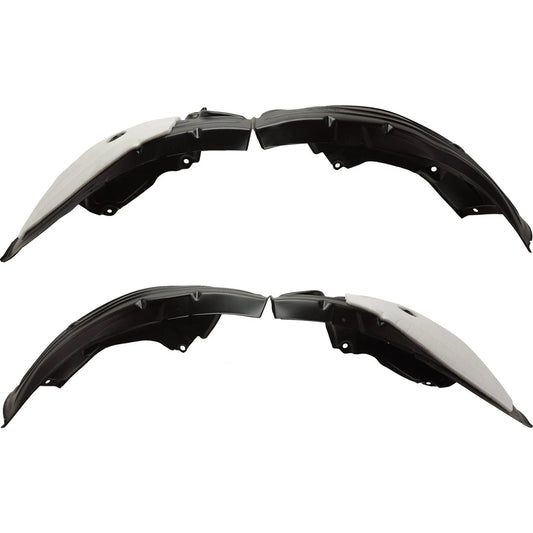 2pc Inner Fender Liner Compatible with Mazda 3 2019-2025 MA1248154 MA1249154 Front Passenger and Driver