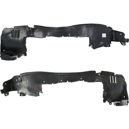 2pc Inner Fender Liner Compatible with Mercedes Benz CLK430 2000-2002 MB1249134 MB1248134 Front Passenger and Driver