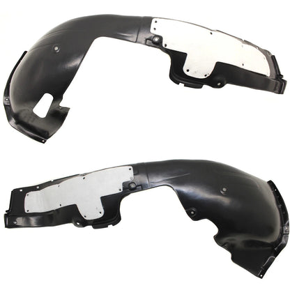2pc Inner Fender Liner Compatible with Hyundai Elantra 2017-2018 HY1248167 HY1249167 Front Passenger and Driver