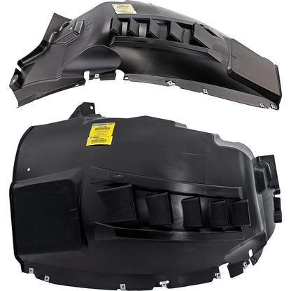 2pc Inner Fender Liner Compatible with Ram ProMaster 2500 2014-2023 CH1248191 CH1249191 Front Passenger and Driver