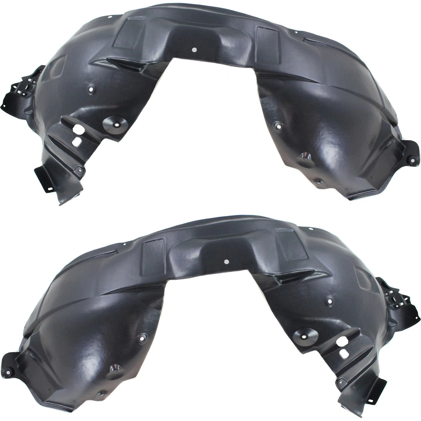 2pc Inner Fender Liner Compatible with Ford Edge 2011-2014 FO1248154 FO1249154 Front Passenger and Driver