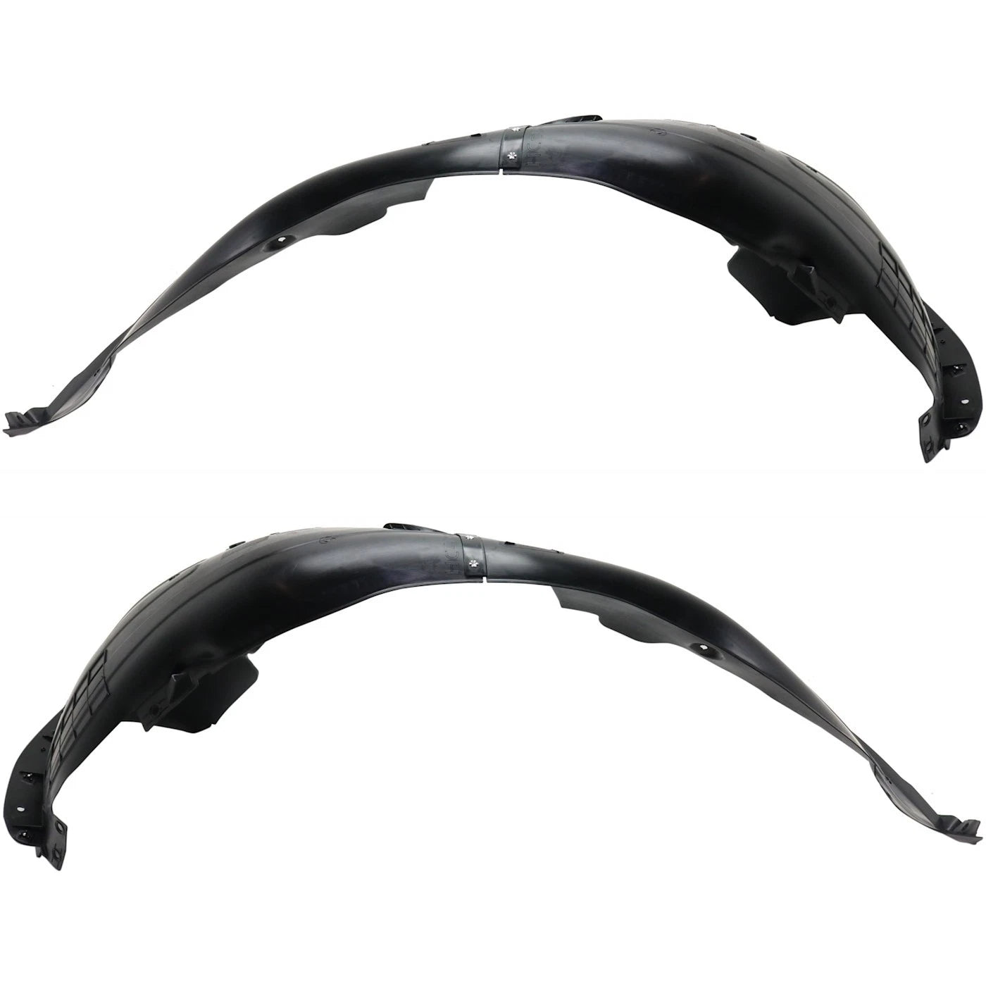2pc Inner Fender Liner Compatible with Hyundai Accent 2018-2022 HY1249170 HY1248170 Front Passenger and Driver